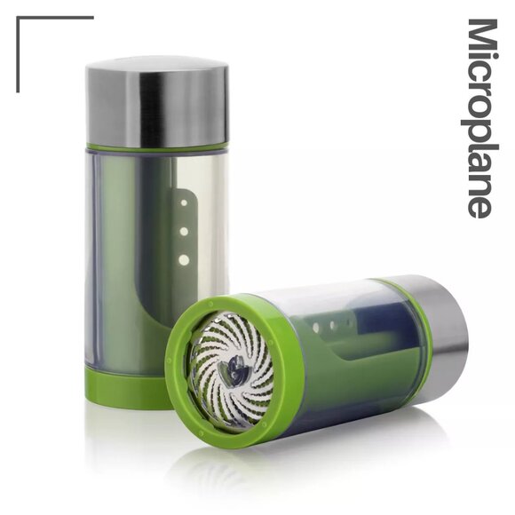 Microplane 2-in-1 Herb Mill - Stainless Steel - Picture 3 of 13